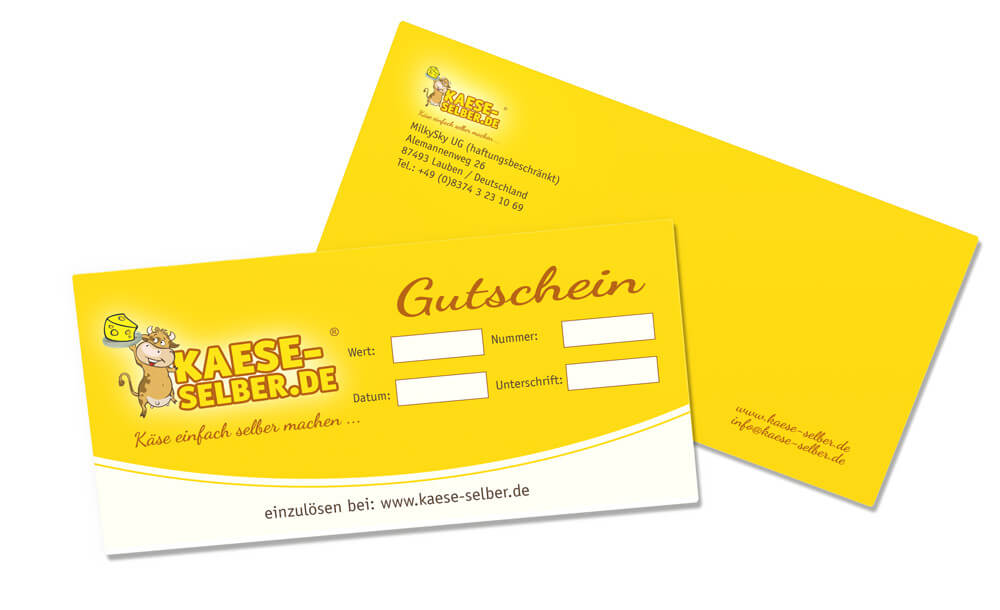 Gutschein KAESE-SELBER.DE Online Shop