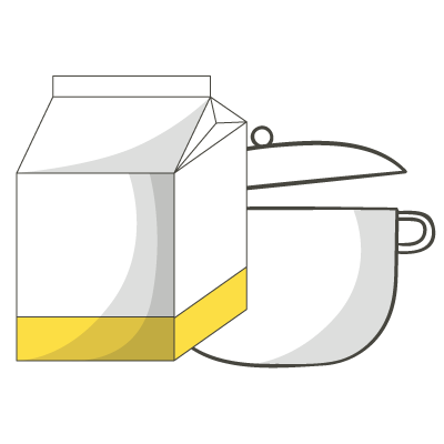 Milch Topf Icon